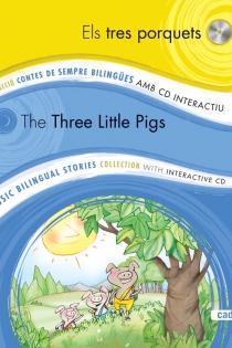 Portada del libro: Els tres porquets / The Three Little Pigs