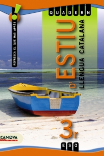 Portada del libro: Quadern d ' estiu 3 ESO. Llengua catalana