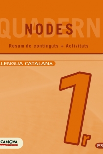 Portada del libro: Nodes. Llengua catalana. ESO 1. Quadern de treball
