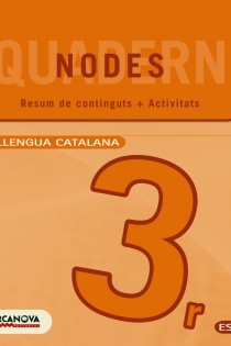 Portada del libro: Nodes. Llengua catalana. ESO 3. Quadern de treball