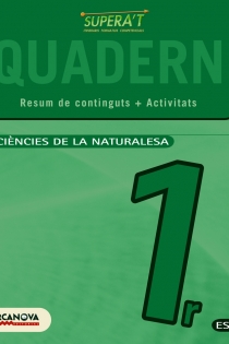 Portada del libro Supera ' t. Ciències de la naturalesa 1 ESO. Quadern de treball - ISBN: 9788448928148