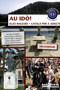 Portada del libro: Au idò! Solucionari. Català per a adults. C1. Illes Balears