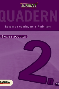 Portada del libro Supera ' t. Ciències socials 2 ESO. Quadern de treball - ISBN: 9788448930257