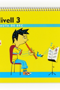 Portada del libro: Flauta de bec. Nivell 3. Primària. Projecte 3.16