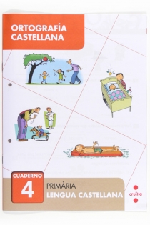 Portada del libro: Ortografía castellana 4. Primària