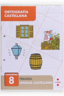 Portada del libro: Ortografía castellana 8. Primària