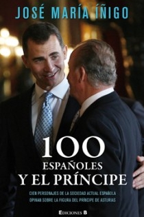 Portada del libro: 100 ESPAÑOLES Y EL PRINCIPE