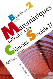 Portada del libro: Matemàtiques aplicades a les Ciències Socials II.