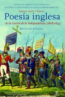 Portada del libro Antología bilingüe de poesía inglesa de la Guerra de la Independencia