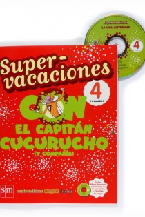 Portada del libro: Supervacaciones con el Capitán Cucurucho (y compañía). 4 Primaria