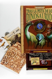 Portada del libro: Tras la pista de los dinosaurios
