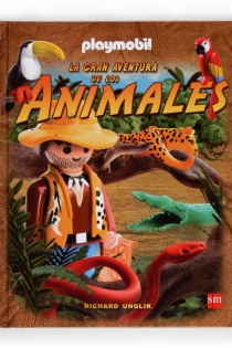 Portada del libro: La gran aventura de los animales con Playmobil
