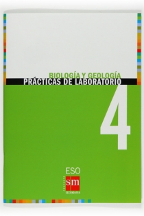 Portada del libro: Biología y geología. 4 ESO. Prácticas de laboratorio