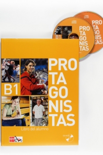 Portada del libro Protagonistas B1. Libro del alumno + CD [Internacional]