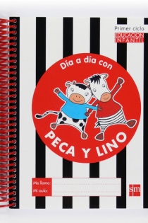 Portada del libro Agenda: Día a día con Peca y Lino. Educación Infantil