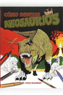 Portada del libro: Cómo dibujar dinosaurios