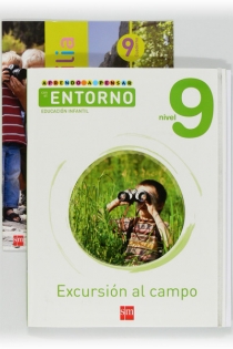 Portada del libro: Aprendo a pensar con el entorno: Excursión al campo. Nivel 9. Educación Infantil