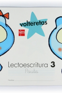 Portada del libro Lectoescritura 3, Pauta. Volteretas [Espiral]