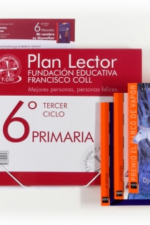Portada del libro: Plan lector Fundación Educativa Francisco Coll: Mejores personas, personas felices. 6 Primaria