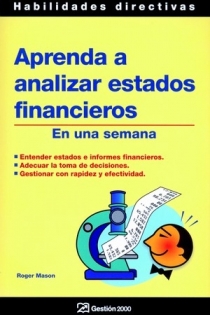 Portada del libro Aprenda a analizar estados financieros