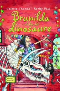 Portada del libro: Bruixa Brunilda i el dia del dinosaure
