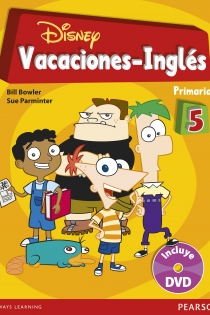 Portada del libro Vacaciones Disney Inglés 5º de Primaria - ISBN: 9788498375862