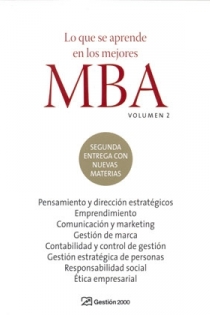 Portada del libro: Lo que se aprende en los mejores MBA. Volumen 2