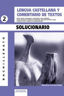 Portada del libro Lengua Castellana y Comentario de Texto 2. Solucionario - ISBN: 9788498772692