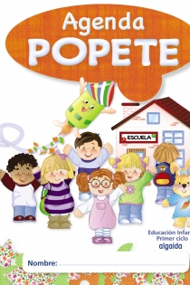 Portada del libro: Libro-Agenda Diario Popete. 1º Ciclo Educación Infantil