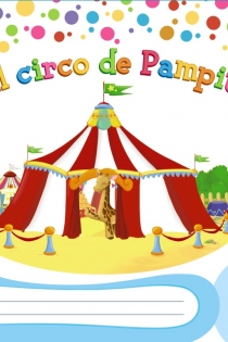Portada del libro: El circo de Pampito 2-3 años. Proyecto Educación Infantil. Algaida. 1º Ciclo