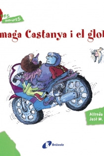 Portada del libro: La maga Castanya i el globus (CONTES MENUDETS)