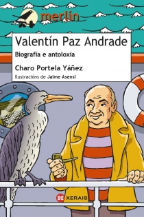 Portada del libro: Valentín Paz Andrade. Biografía e antoloxía