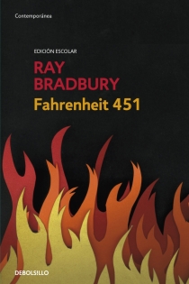 Portada del libro: Fahrenheit 451 (edición escolar)