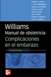 Portada del libro: WILLIAMS. MNL DE OBSTETRICIA Y